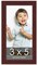 3x5 Solid Wood Picture Frame with UV-Resistant Acrylic & Acid-Free Backing, Available in 6 Finishes: Matte Black, Matte White, Metallic Bronze, Silver, Natural Wood Grain & Mahogany